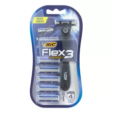 Barbeador Bic Flex 3 Hybrid 6 Un