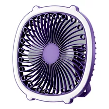 Ventilador De Escritorio Mini Ventilador Portátil Violeta