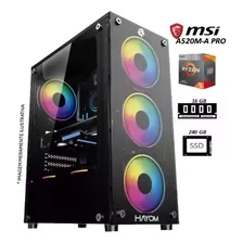 Pc Gamer Ryzen 5 4600g Radeon Vega 8 16gb Ssd 240gb