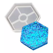 Molde De Silicone Porta Copos Hexagonal 