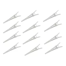 Clips Plástico Com Gliter Para Cabelos