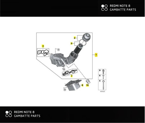 Base De Filtro Aceite Bmw 220i Coupe Motor B48 Modelo 2017 Foto 6