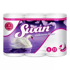 Papel Higiénico Swan Doble Hoja 6 Rollos 22 Mts 