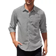 Camisa Hombre *christian Dior* Algodon Micro Cuadro Rayas +