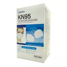 Máscara De Proteção Facial N95 Pff2 Kn - 1caixa - 50unidades