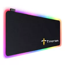 Mouse Pad Gamer Borda Led Rgb Grande 80x30cm C/ 11 Efeitos