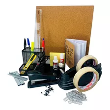 Kit Escritório E Organizador De Mesa Completo Com 22 Itens