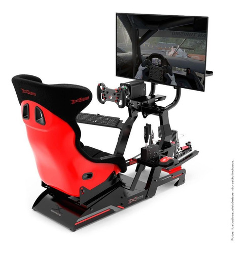 Cockpit Simulador Suporte Volante G27 T500rs - Extremeracing - R$ 369,00