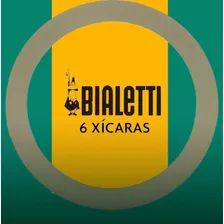 1 Borracha Cafeteira Italiana Bialetti 6 Xícaras