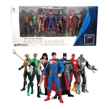 Justice League 7 Pack Action Figure Set - Liga Da Justiça