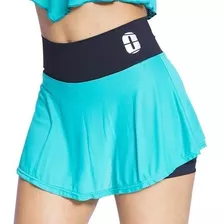 Short Saia Gode Tecido Duplo Feminino Academia One Sport