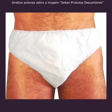 Cueca Descartável 10 Unid Branco 30g/m²