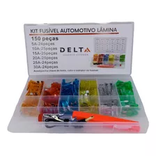 Kit 150 Fusivel Autotivo Lamina Ampere Carro Caminhao Moto