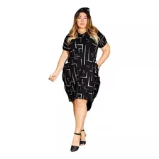 Vestido Feminino Mullet Plus Size Moda Verão Saruel Atacado