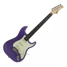 Guitarra Elétrica Tagima Tw Series Tg-500 De Tília Metallic Purple Com Diapasão De Madeira Técnica