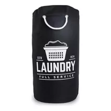Saco Organizador Para Lavanderia Preto Laundry 25l - Secalux