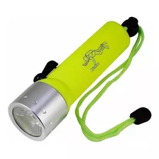 Linterna Agua Tubo Led Portatil 3w Buceo Sumergible Color De La Linterna Amarilla Color De La Luz Luz Fria