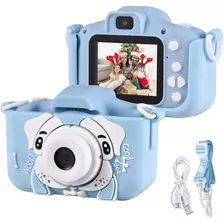 Camera Digital Infantil Cachorro Fotos Jogos Com Alça 