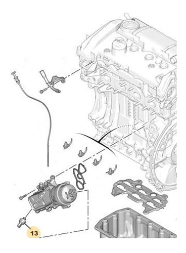 Foto de Bulbo Sensor De Presin De Aceite Peugeot 308 09/13