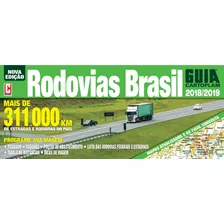 Guia Cartoplam - Rodovias Brasil 2018/2019 - Capa Em Pvc, De On Line A. Editora Ibc - Instituto Brasileiro De Cultura Ltda, Capa Mole Em Português, 2018