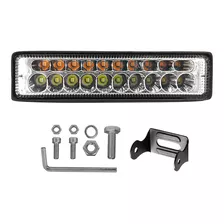 Barra Led 6inch Potente Dual Color Kontrol Para Autos