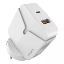 Cargador Super Rapido 20w 2 Puertos Usb Y Tipo C + Cable 12w