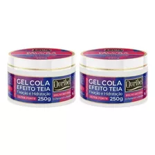 Gel Cola Fixador Ouribel Efeito Teia 250g - Kit C/ 2un