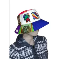 Sombrero Gorro Piluso Solero Pescador Bucket Hat De Aguayo