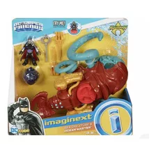 Imaginext Aquaman Criatura Marinha E Mestredo Oceano Fmx67