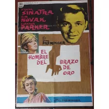 Afiche Original-el Hombre Del Brazo De Oro- Frank Sinatra