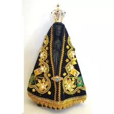 Imagem Nossa Senhora Aparecida Manto Luxo 43cm Resina San