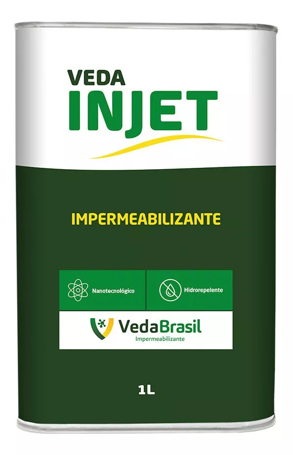 Veda Injet Veda Brasil/vbrasil 1lt Impermeabilizante Liquido
