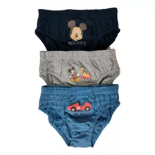 Cueca Infantil Lupo Cueca Slip Kit 3 Cueca Infantil Carros