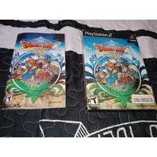 Caja Y Manual De Dragón Quest 8 Para Ps2 En Excelente Estado