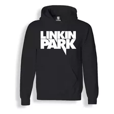 Blusa Moletom Canguru Linkin Park Logo Tradicional