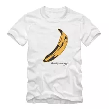 Velvet Underground Andy Warhol Camiseta Tradicional T-shirt