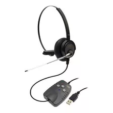 Lote 5pçs Headset Usb C/ Tubo De Voz Dh-50t - Zox