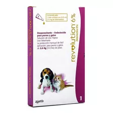 Revolution 6% Pipeta Externa Para Gatos Y Perros De 2.5 Kg