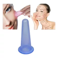 Ventosa De Silicone Massagem Facial Combate Olheira Inchaço 