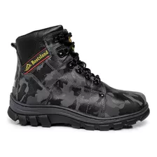 Bota Bootsland Coturno Masculina Em Couro Top Adventure!!!