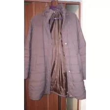 Campera Marrón Con Capucha Impecable