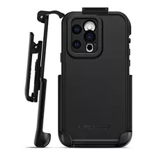 Funda Compatible iPhone 13 Pro Max Bumper Negro Mate Y Clip