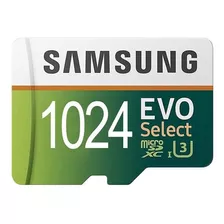 Cartão De Memória Samsung Sd 1tb Evo Select + Adp Sd