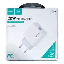 Cargador Celular Pared Usb Tipo C Carga Rapida Pd 20w Z60 