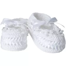 Jefferies Socks Baby Girls Pearl Ribbon Bootie