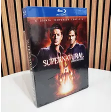 Blu-ray Supernatural : 5ª Temporada ( 4 Discos ) ( Lacrado )