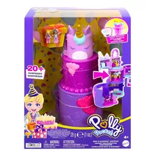 Polly Pocket Micro Mundo Bolo Aniversário Hhj11 Mattel