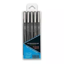 Marcadores Prismacolor Set 5 U Black