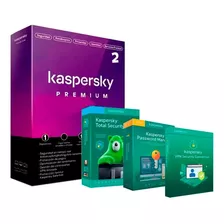 Antivirus Kaspersky Premium Total Security - 2 Disp 1 Años