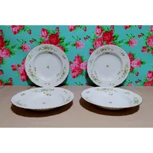 Juego De 4 Platos Hondos De Porcelana M Z Altrohlau